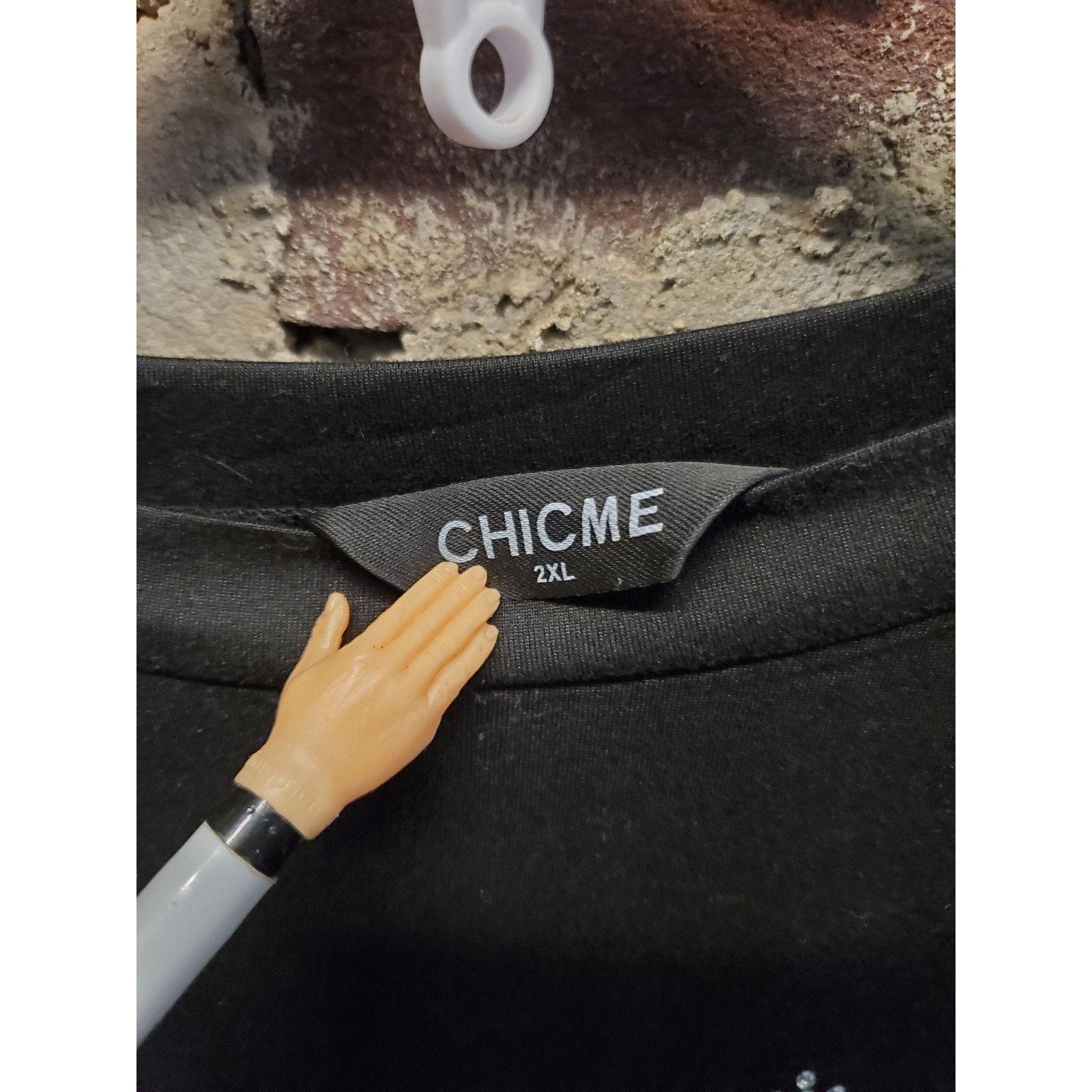 Chicme Womens Birthday Queen T Shirt Size 2XL Black Rhinestone Bling Graphic