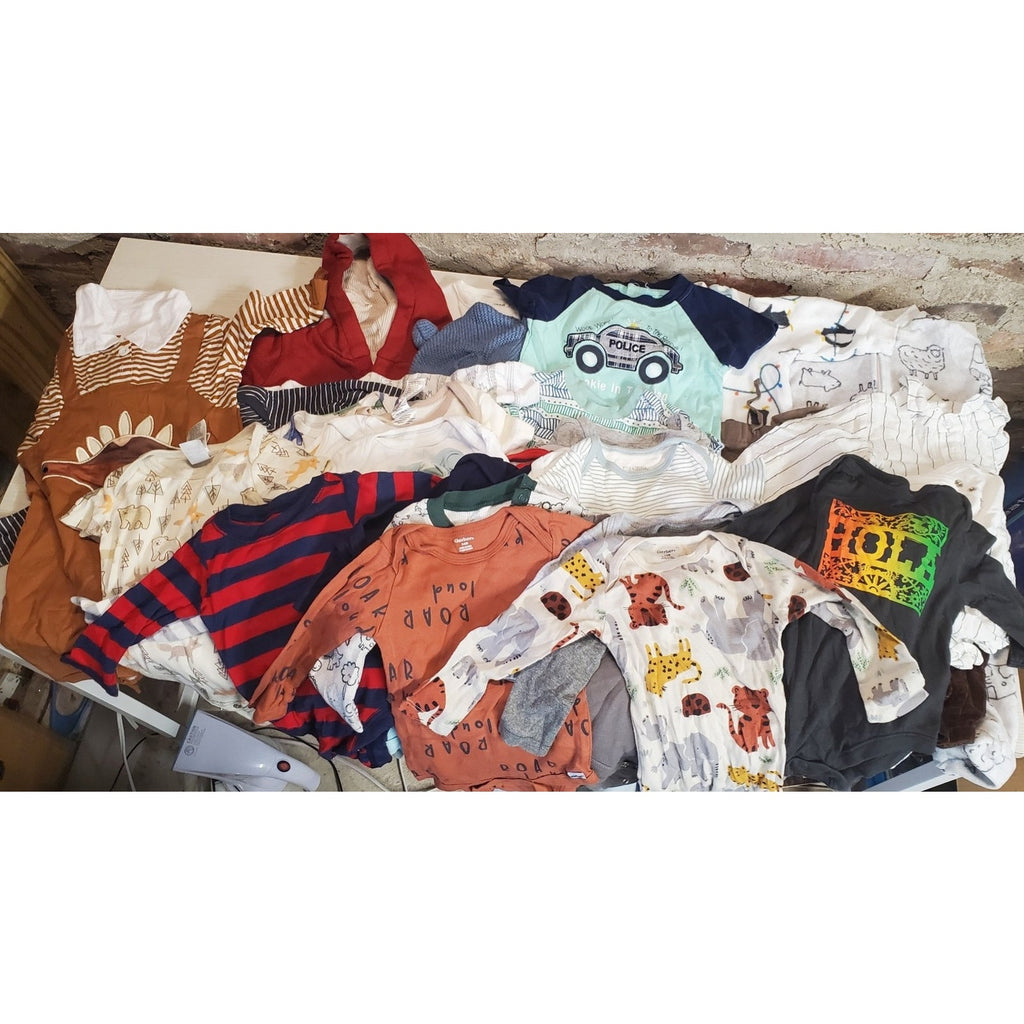 Baby Bodysuits One Pieces Lot 3-6 months Mixed Unisex Multicolor Infant Clothes
