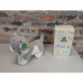 Höpearl Cat Plush Toy Electronic Stuffed Animal Gray White Kids Ages 3+