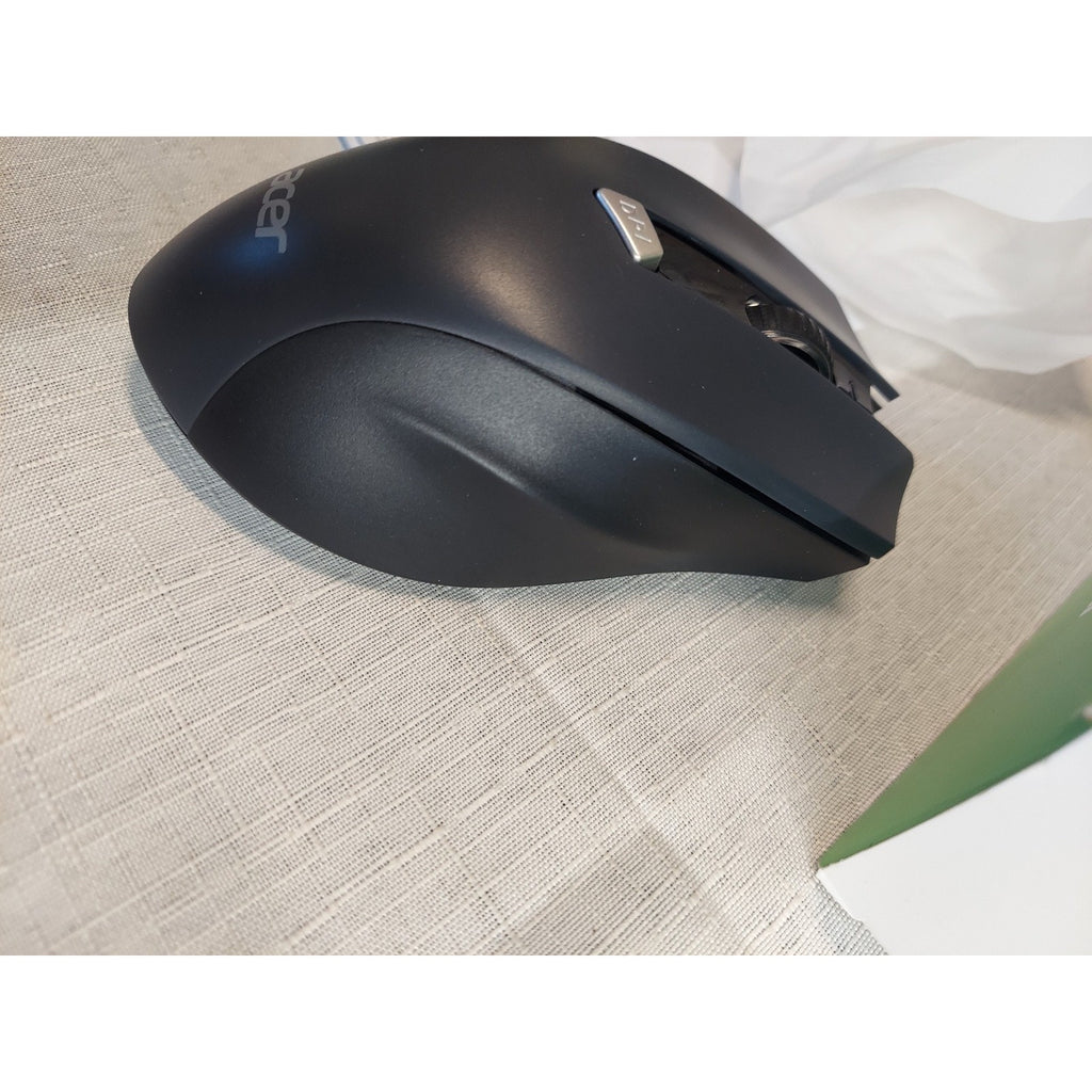Acer Wireless Mouse OMR266 Black Optical Ergonomic Right-Handed For PC Laptop