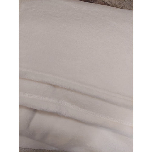 Bedsure Plush Fleece Blanket Cream Soft Cozy New Polyester Throw 104x88