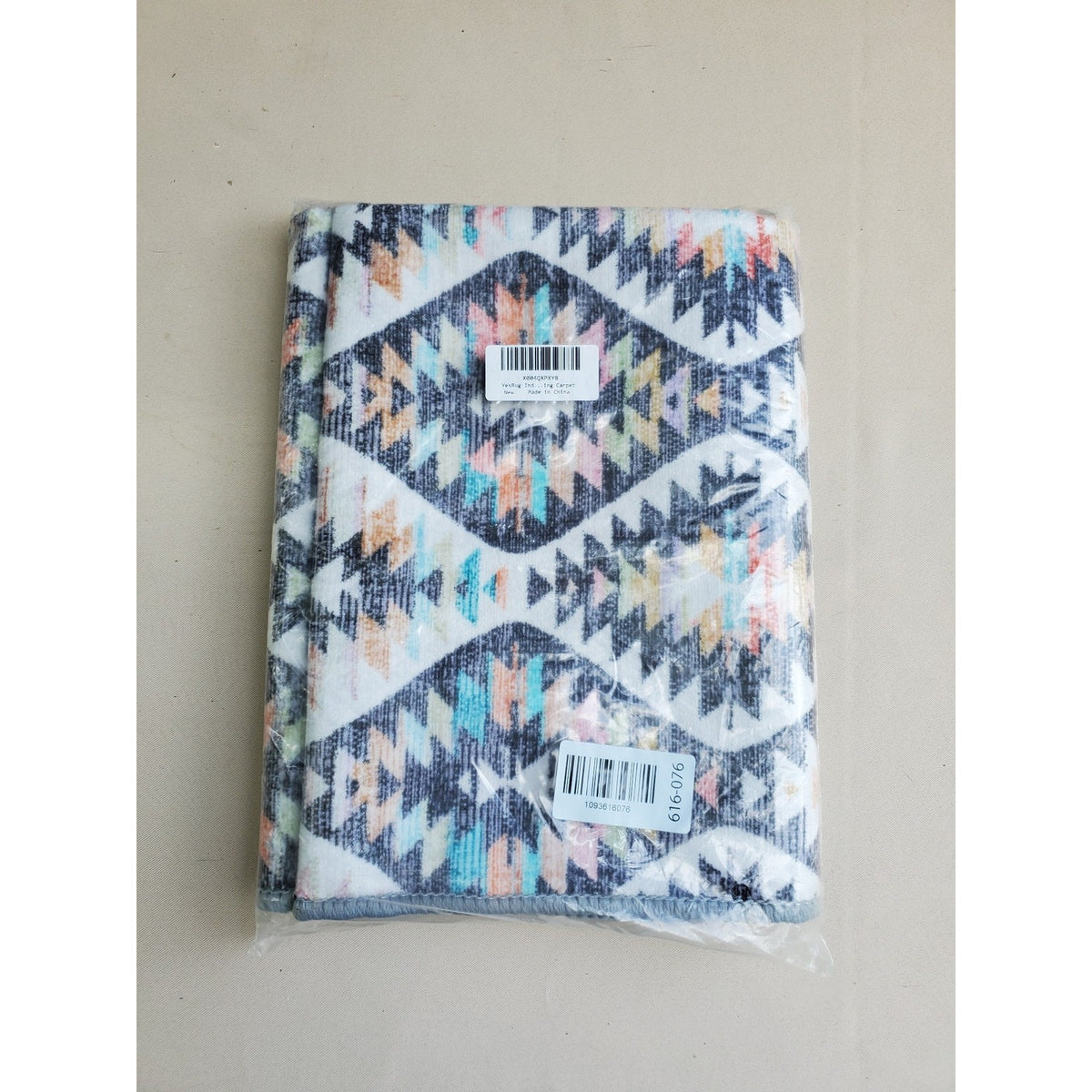 YesRug Geometric Tribal Accent Area Rug Mat 2x3' Diamond Multicolor New Boho