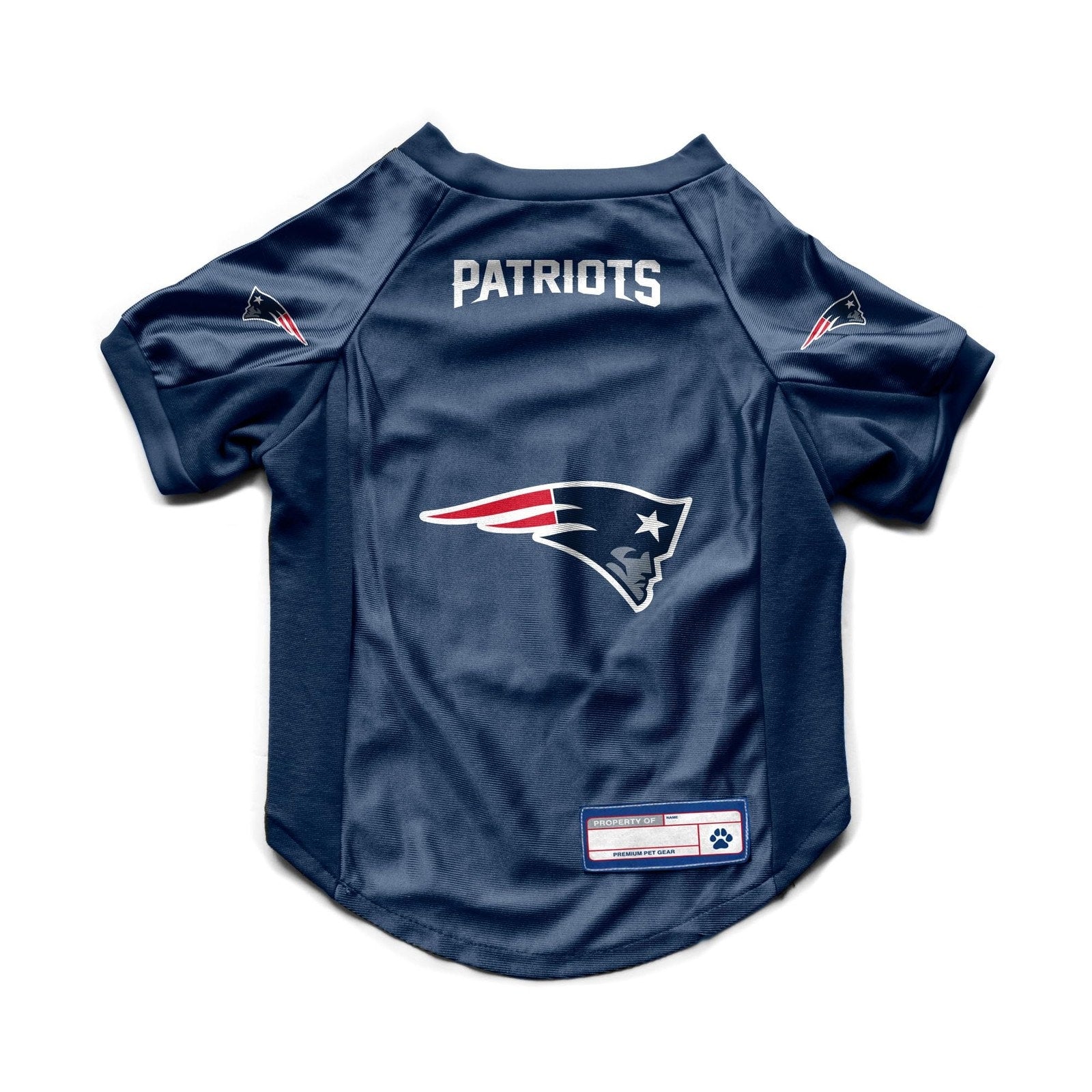 New England Patriots NFL Dog Jersey Sz XL Navy Blue Football Apparel Official