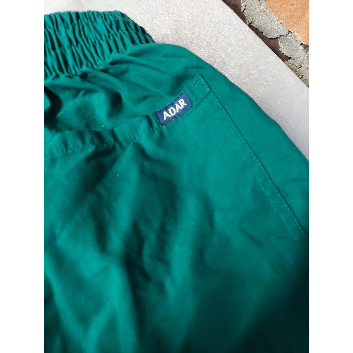 ADAR Unisex Scrub Cargo Pants 2X Tall Teal Green Elastic Drawstring Waist