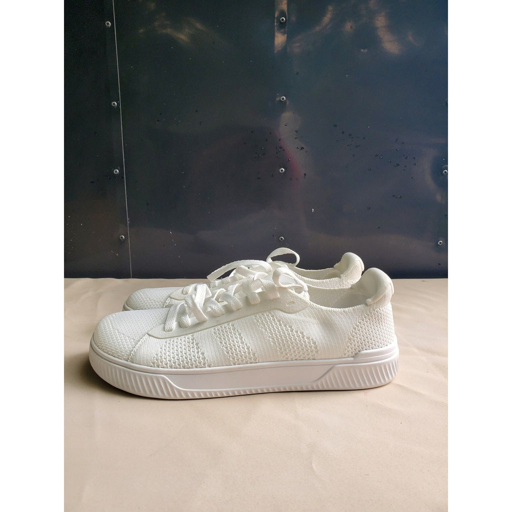 AIRHAS Mens Sneakers Shoes Size 10.5 White Knitted Breathable Casual Athletic