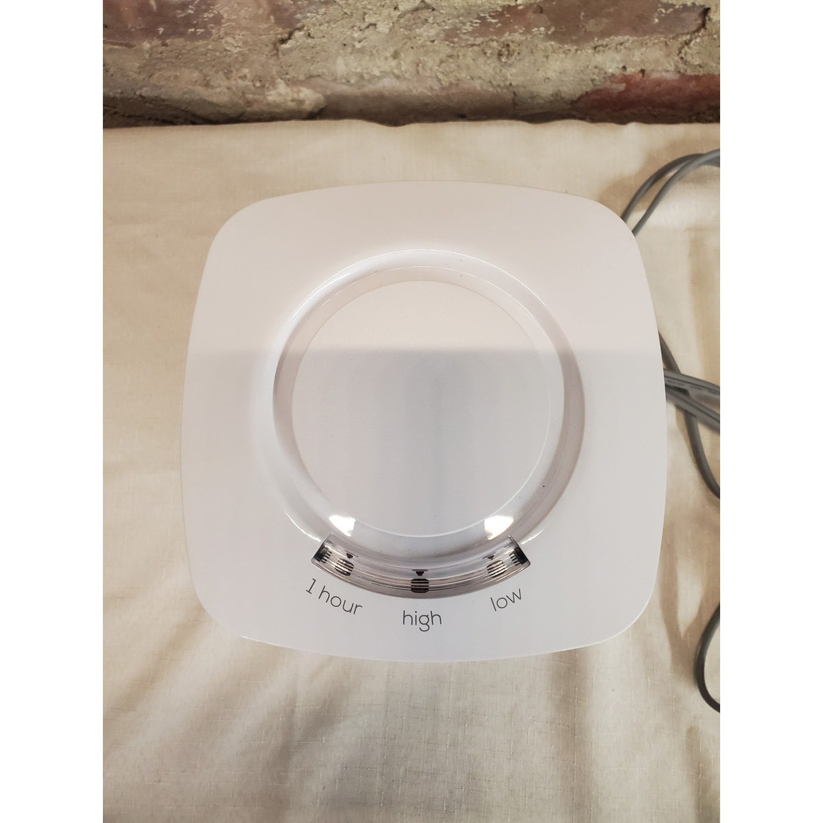 Lasko White Personal Space Heater Electric Adjustable High Low Timer 10 Inch