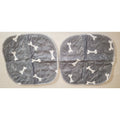 Dog Training Pee Pads Reusable Washable Absorbent Set of 2 Bone Print XS 10x10"