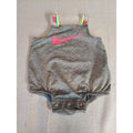 Nike Baby Romper One Piece Bodysuit 3M Gray Multicolor Dri-Fit Athletic