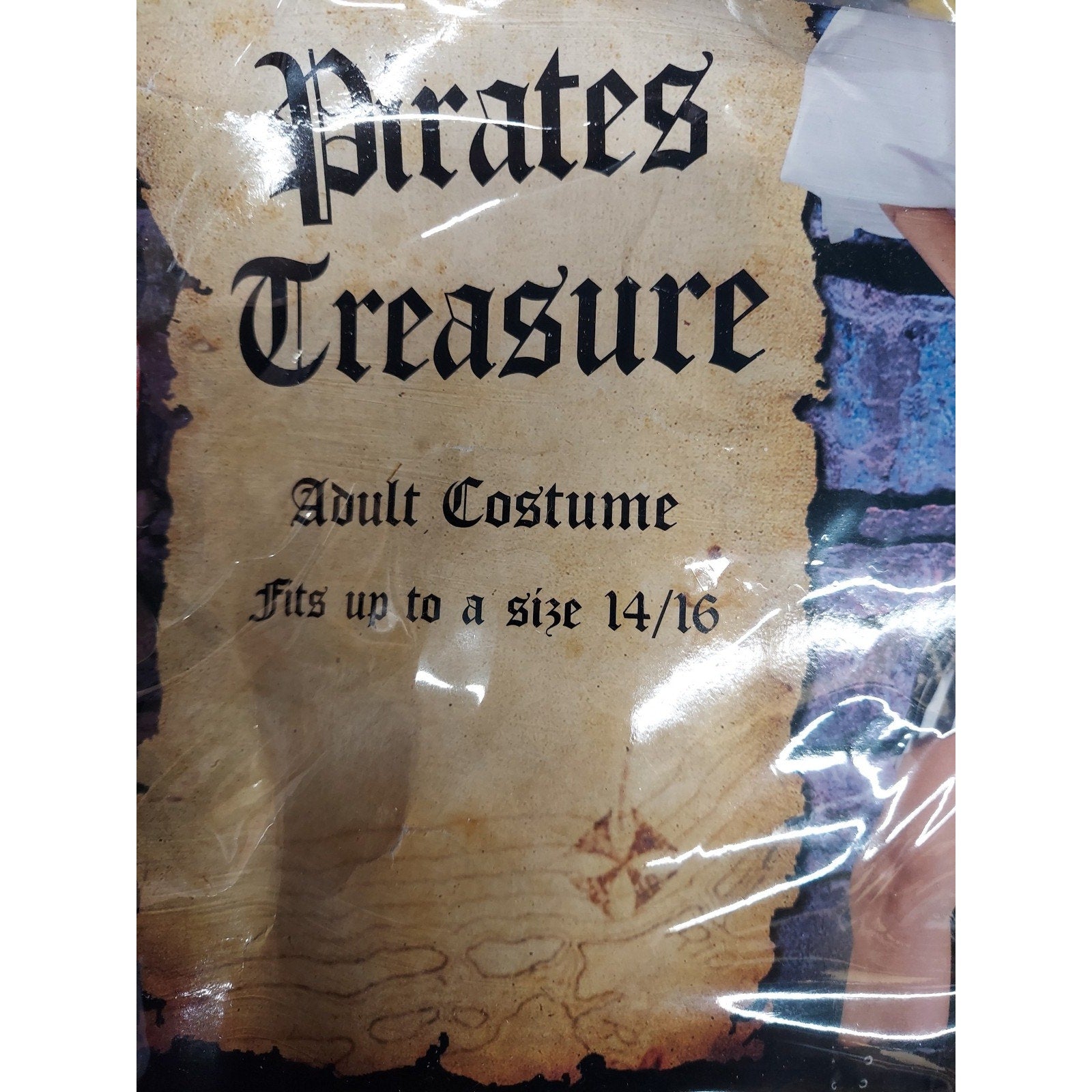 Spirit Womens Pirate Costume Pirates Treasure Size 14/16 Adult Halloween