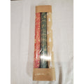 Christmas Wrapping Paper 3 Rolls Holiday Gift Wrap Set Red Green Kraft Gold