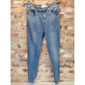 Fashion Nova Womens High Rise Stretch Skinny Jeans Size 11 Medium Wash Blue