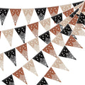 Western Cowboy Party Bunting Banner 5 Pack Paisley Dark Colors Garland Flags
