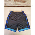 Adidas Boys Athletic Sport Shorts Size 6 Black Blue Aqua Regular Fit