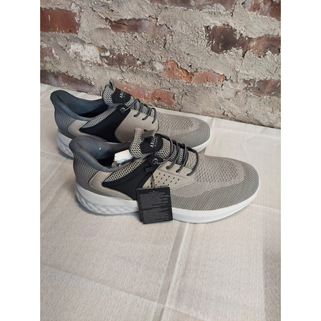 Analeaf Mens Running Shoes Size 11.5 Gray Walking Athletic Casual Sneakers