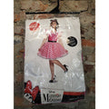 Disney Womens Minnie Mouse Costume Dress XL 18-20 Pink White Polka Dot Halloween