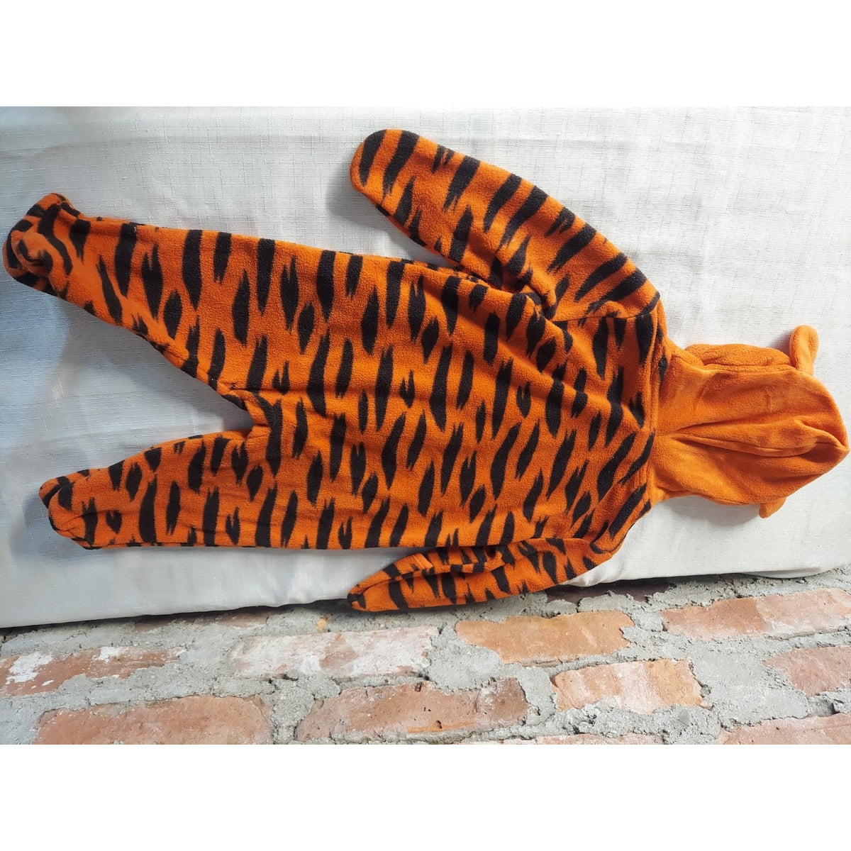 Disney Tigger Baby Boys Girls Costume One Piece 3 6 Months Orange Black Fleece