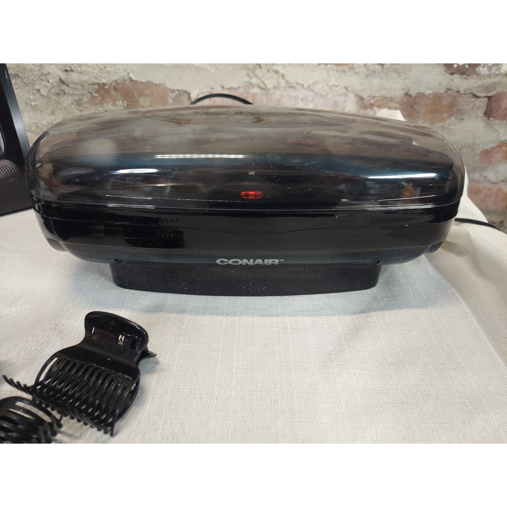 Conair Hot Rollers Hair Setter Waves Volume Jumbo 12 Rollers Clips Fast Heat
