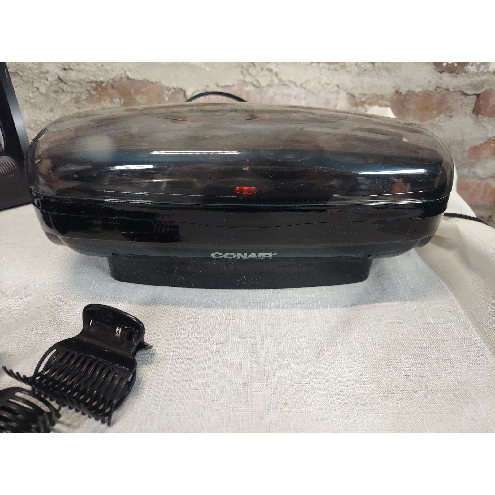 Conair Hot Rollers Hair Setter Waves Volume Jumbo 12 Rollers Clips Fast Heat