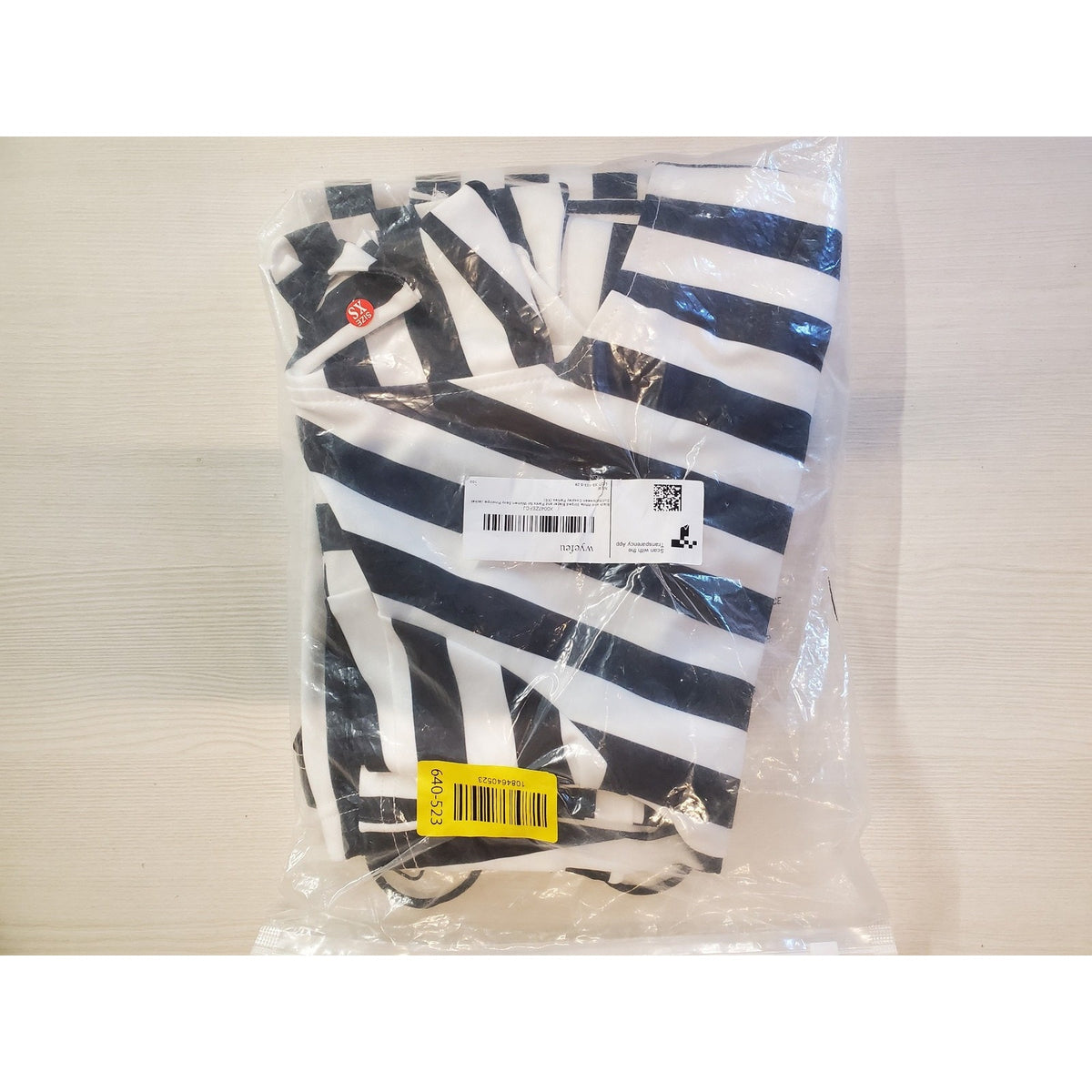 Womens Black White Striped Pinstripe Blazer Pants Suit Set Cosplay Halloween XS