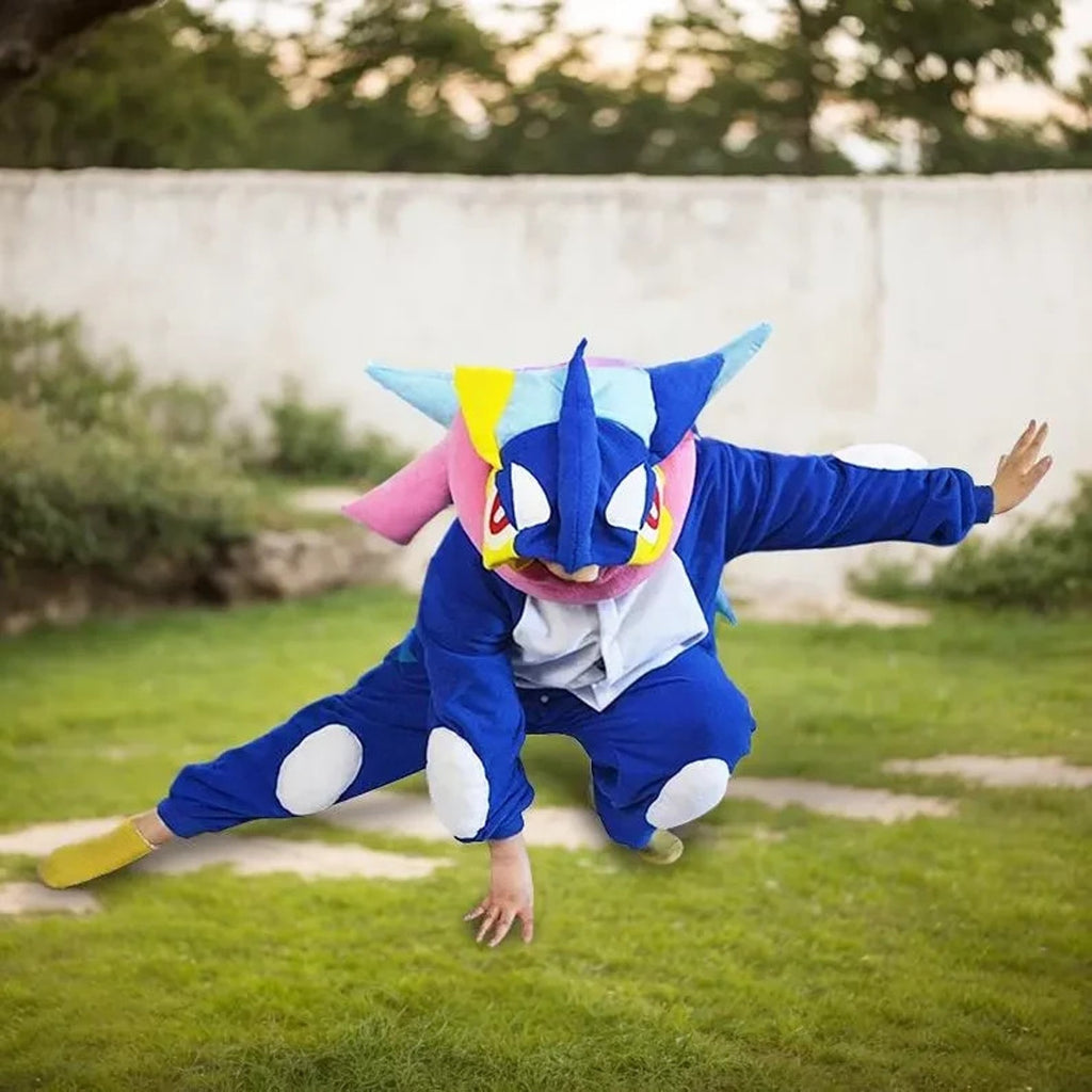Pokemon Kigurumi Costume Childrens Sz 9/10 Aname Halloween One Piece Pajama