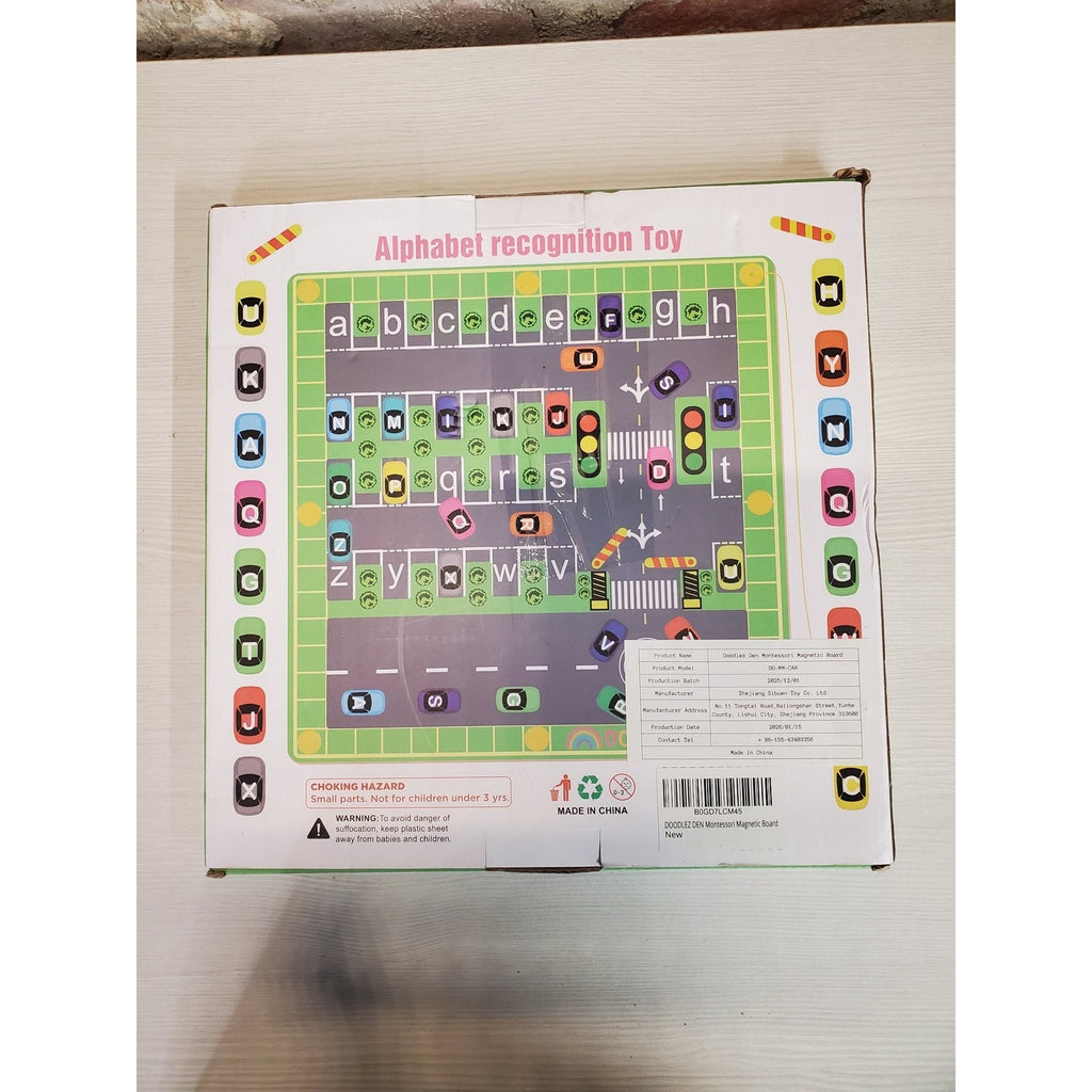 Doodlez Den Montessori Magnetic Board Alphabet ABC Preschool Learning Toy