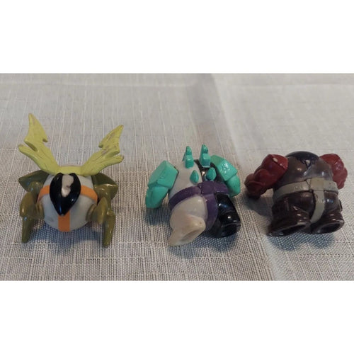 Ben 10 Action Figure Lot 3 Stinkfly Diamondhead Four Arms Mini Alien Toys