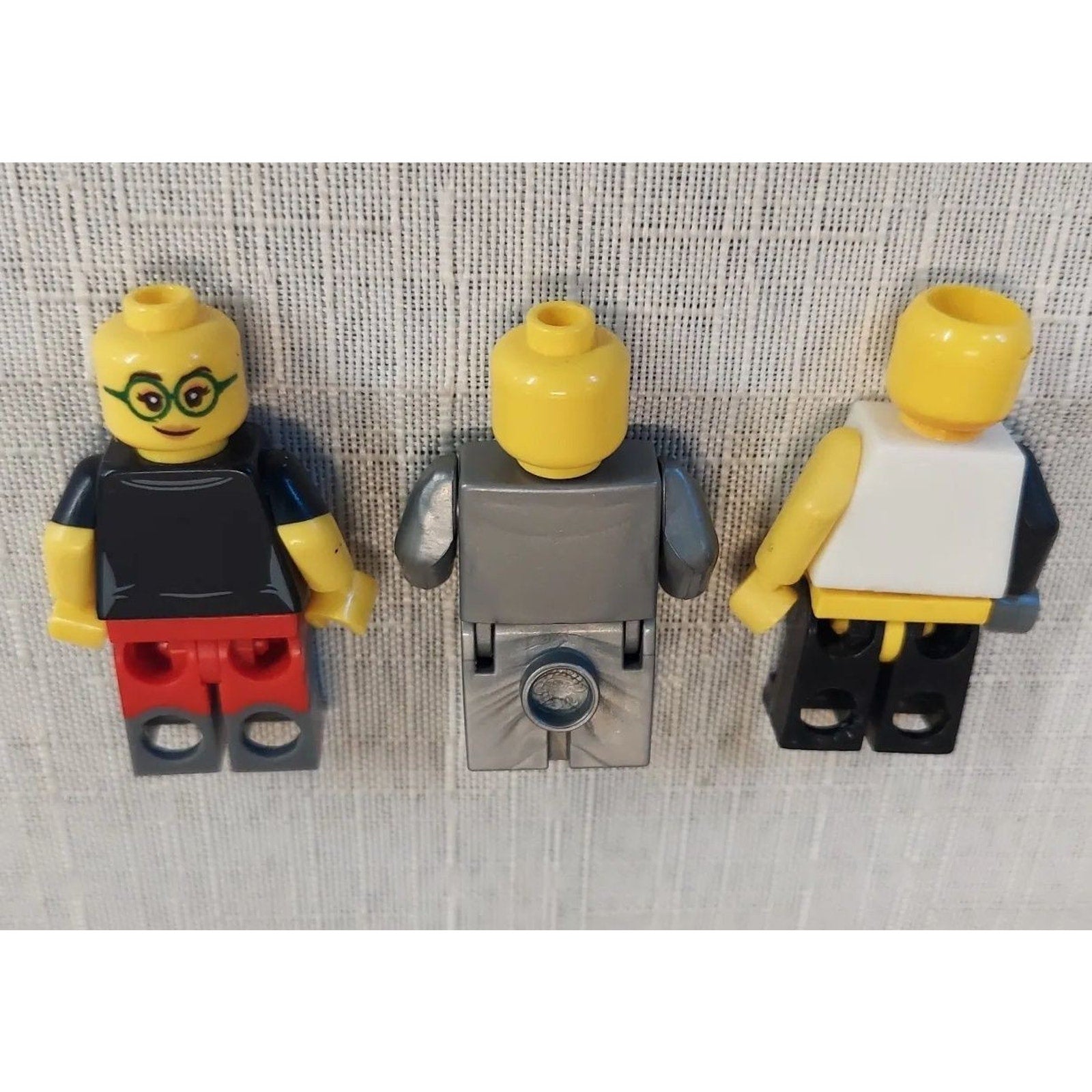 LEGO Minifigure Lot Ogel Alpha Team Computer Programmer Series 7 Set of 3