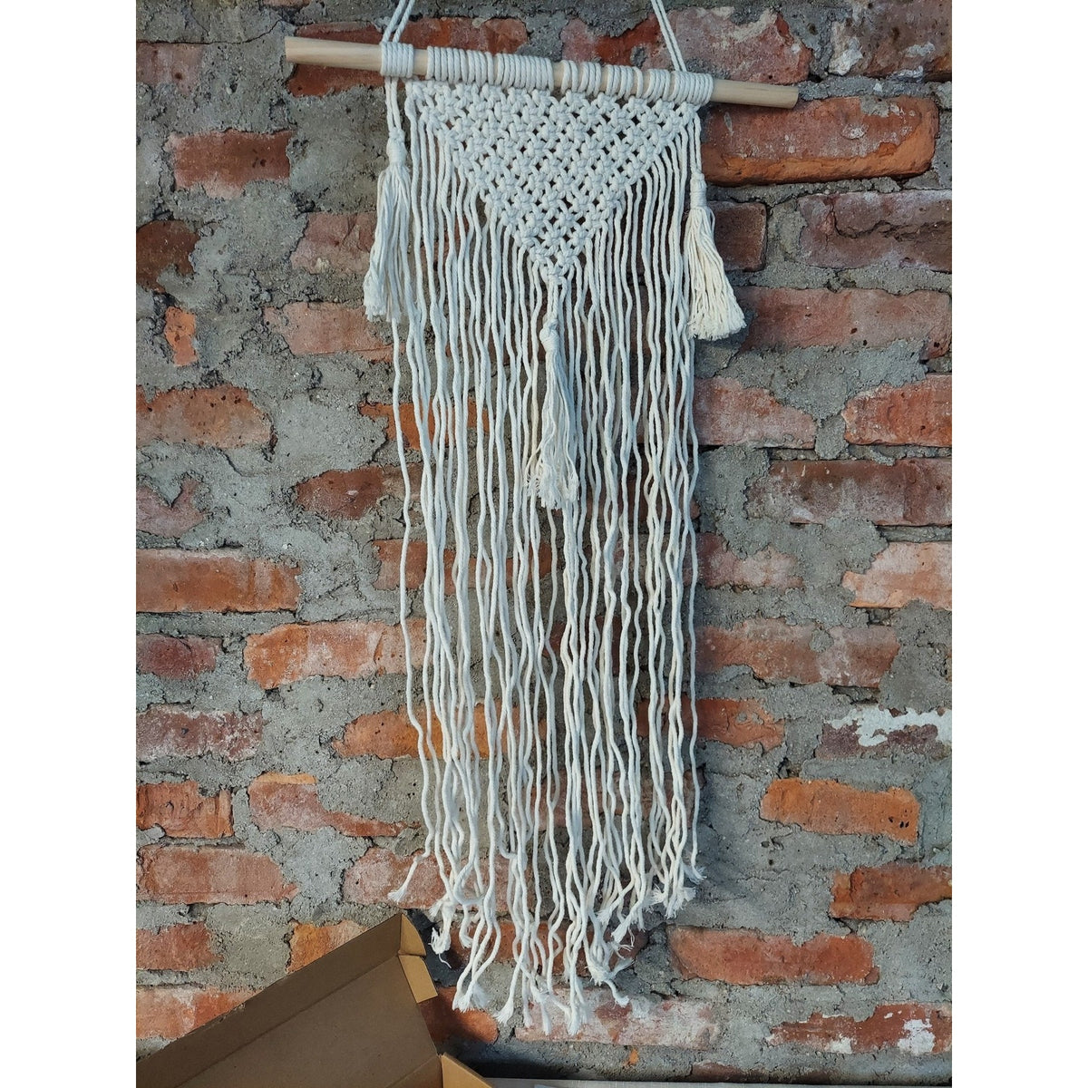 Macrame Hair Bow Holder Wall Hanging Nursery Decor Baby Girl Boho Hair Clip