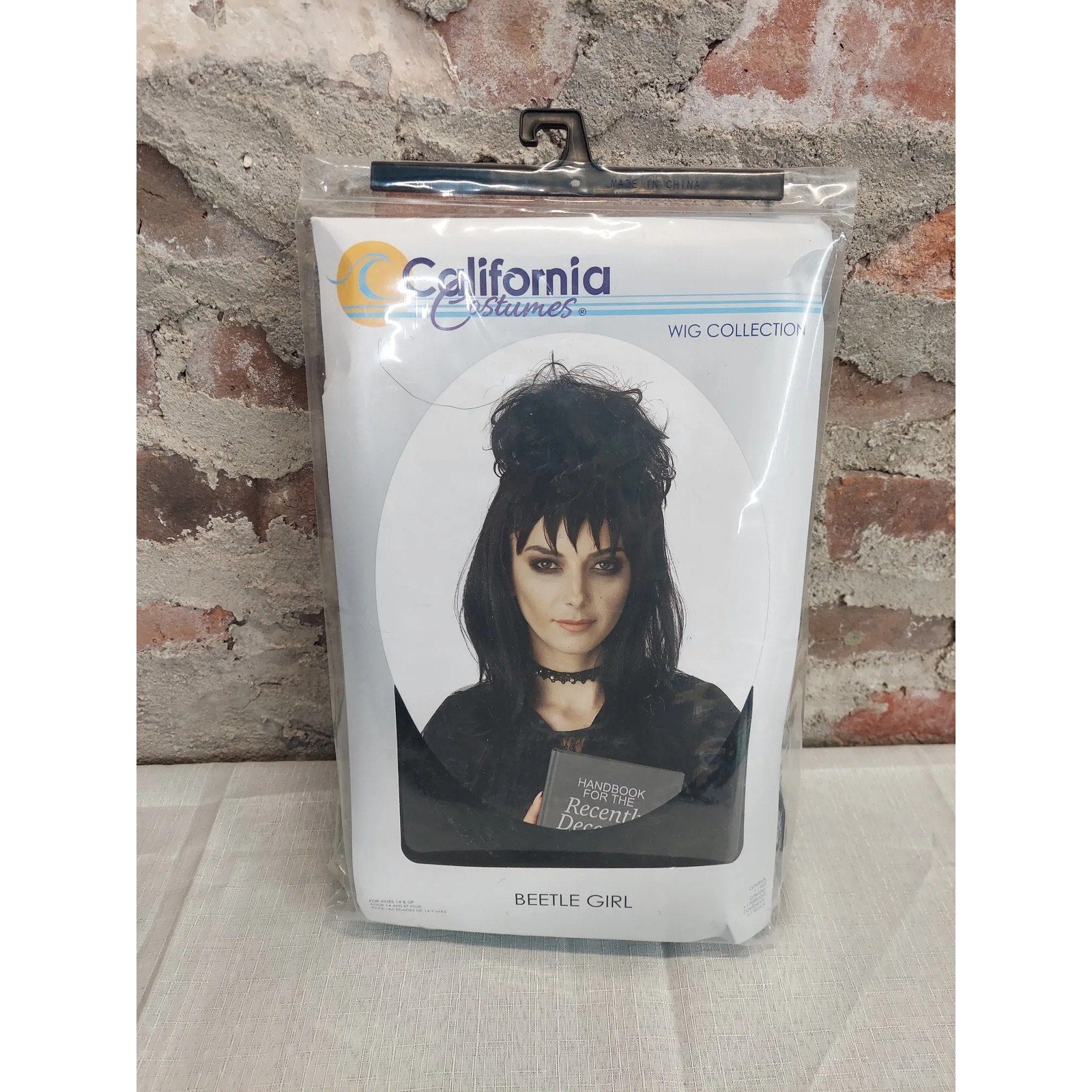 California Costumes Beetle Girl Wig Womens Black Updo Halloween Costume Cosplay