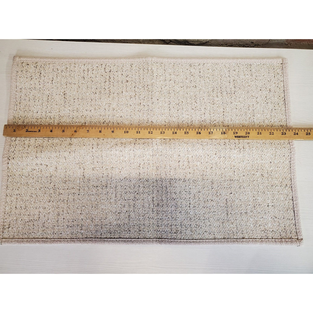 Non Slip Absorbent Quick Dry Bath Mat 24x16 Inch Beige Tan Bathroom Rug