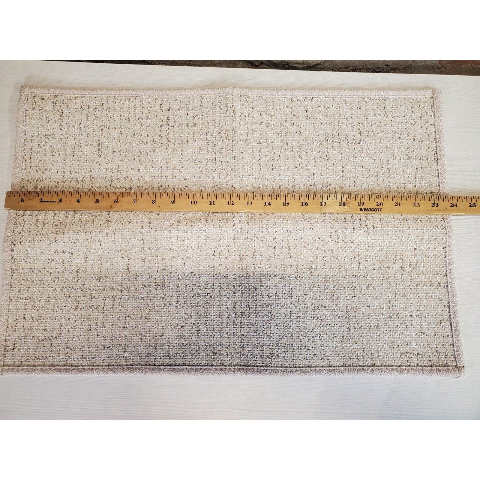 Non Slip Absorbent Quick Dry Bath Mat 24x16 Inch Beige Tan Bathroom Rug