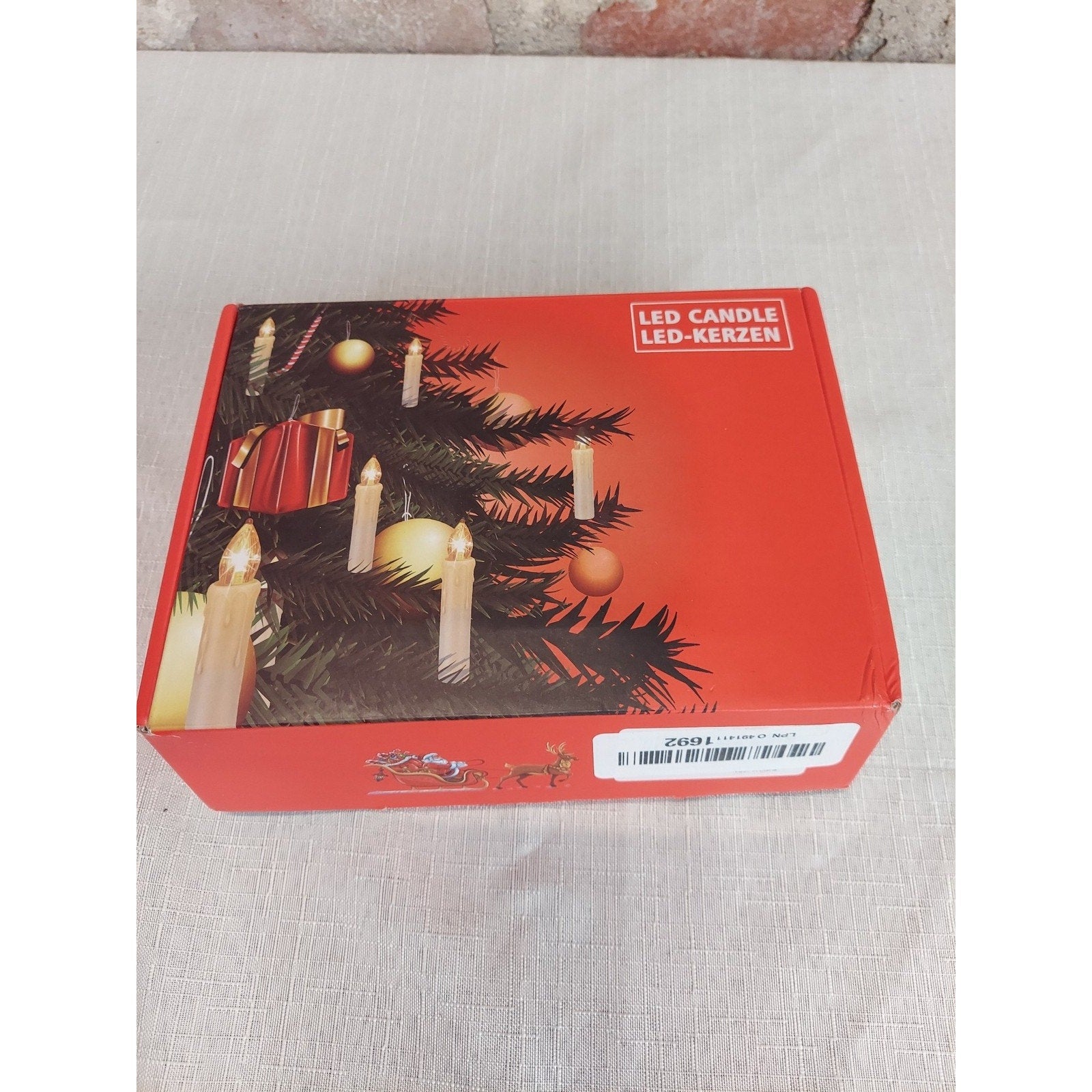 LED Candle Christmas Tree Clip On Flameless Remote Control Timer Warm White 10