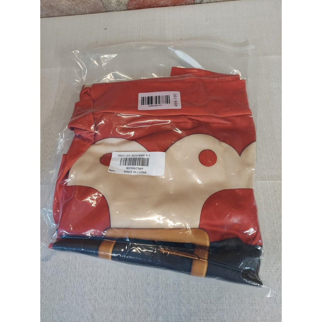 Santa Suit Hoodie Mens Sz S Small Red Christmas Holiday Pullover Sweatshirt