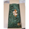 Christmas Garland Artificial Faux Pine Large Golden Bells Rustic Farmhouse Decor