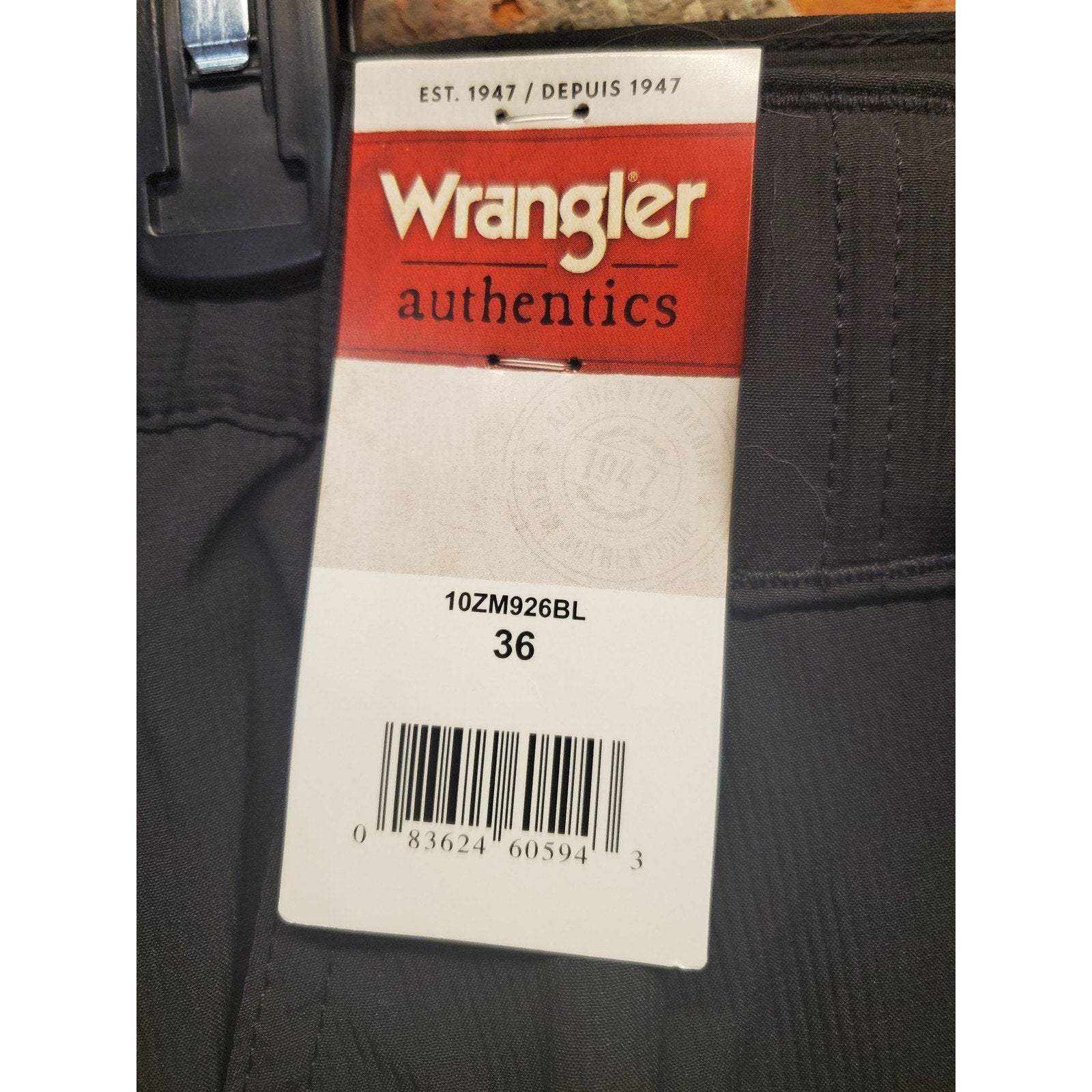 Wrangler Mens Shorts Size 36 Black Authentics NWT Performance Cargo