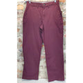 Amazon Essentials Mens Chinos Pants 31W x 29L Burgundy Flat Front Stretch