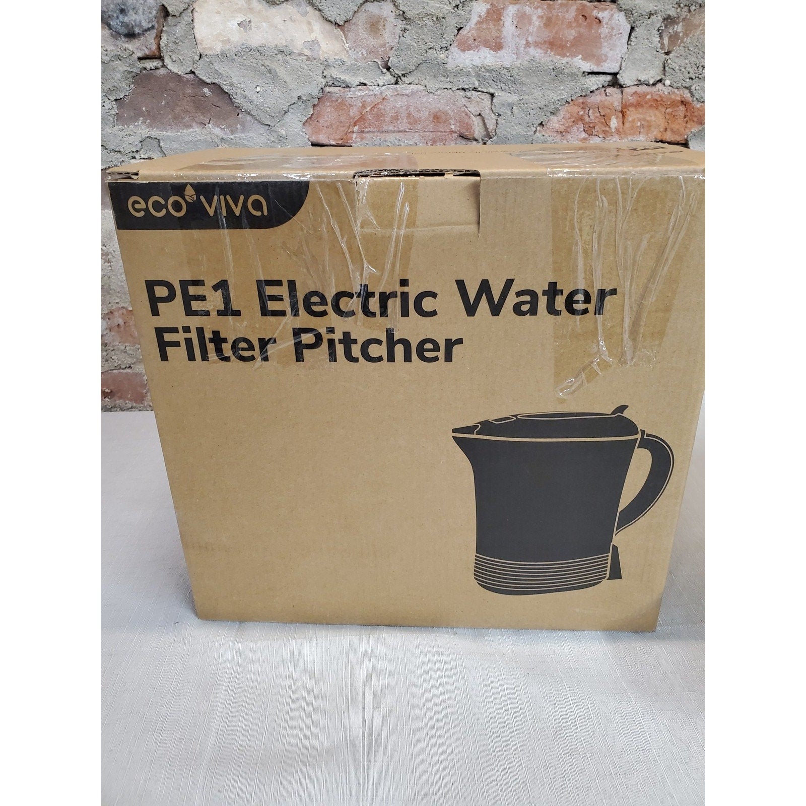 Eco Viva PE1 Electric Water Filter Pitcher White Clean Drinking Water