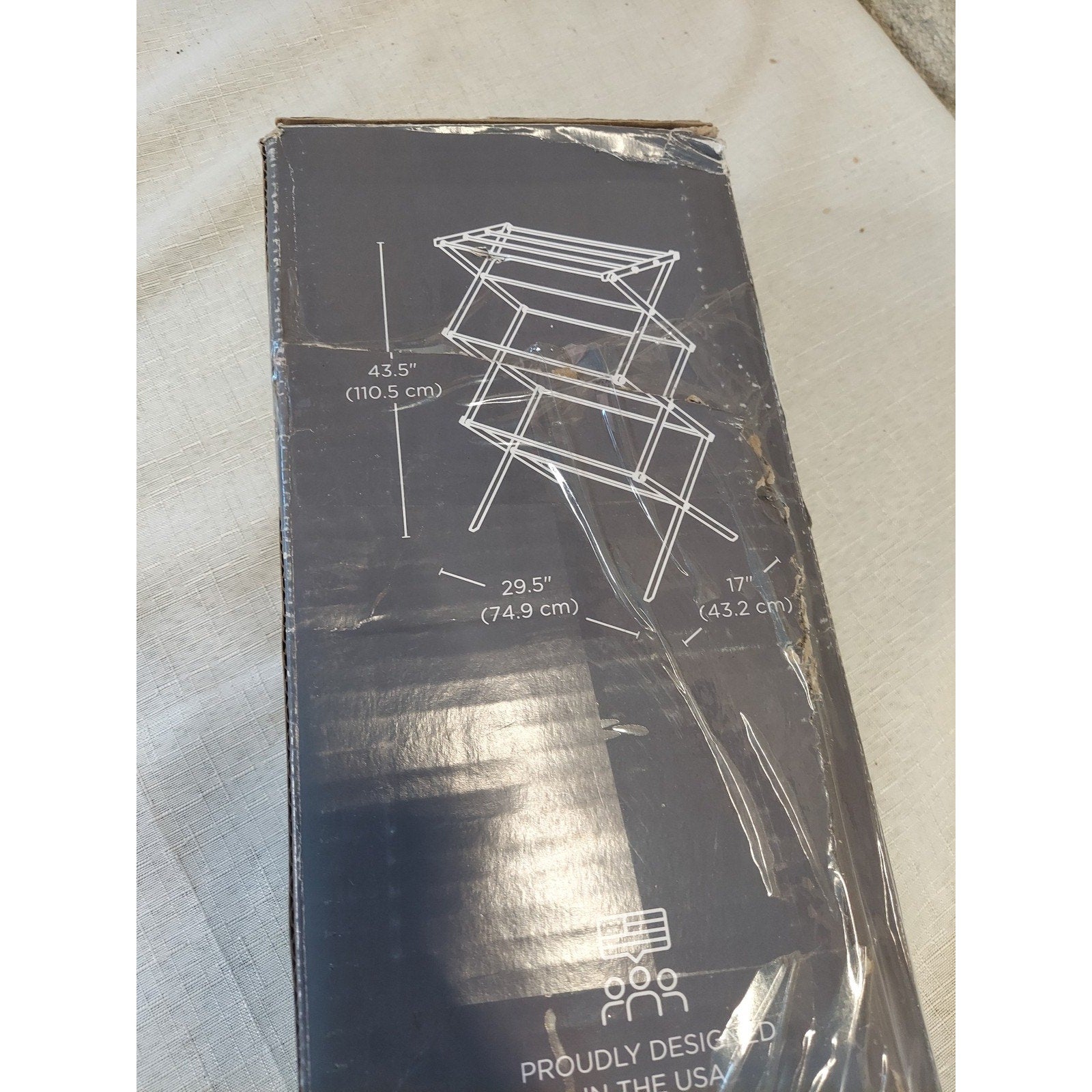 Wood Drying Rack Folding Clothes Hanger Laundry Air Dry Indoor 25ft Space