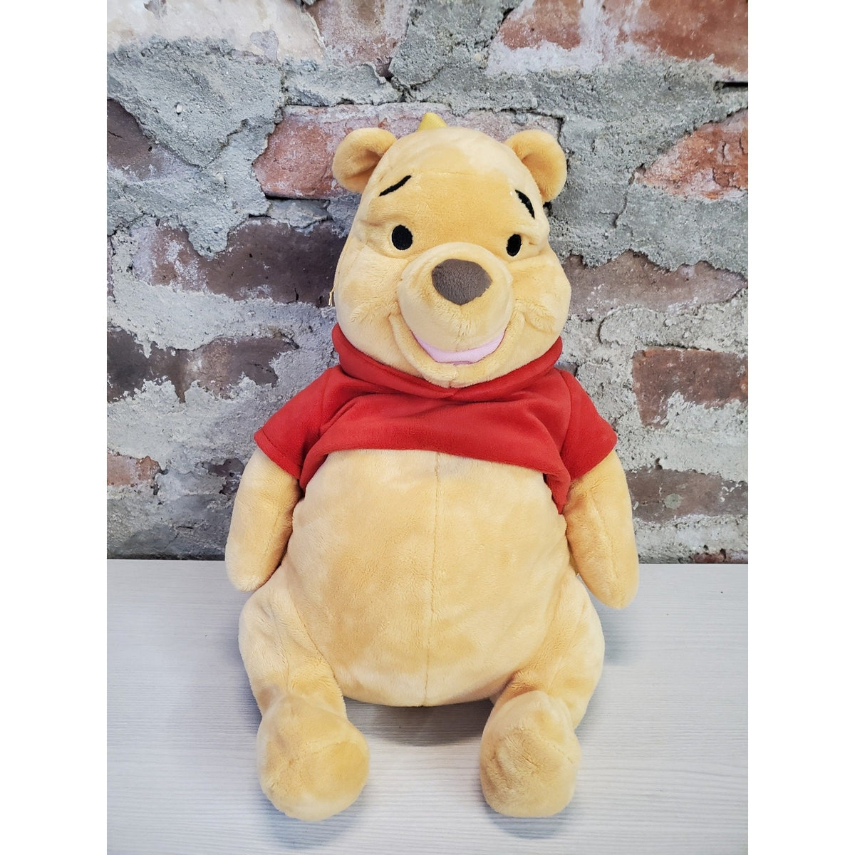 Disney Winnie Pooh Plush Backpack Stuffed Animal 14 Inch Kids Yellow Red
