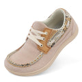 Womens Casual Canvas Loafers Beige Sz 10 Barefoot Tribal Print Comfort