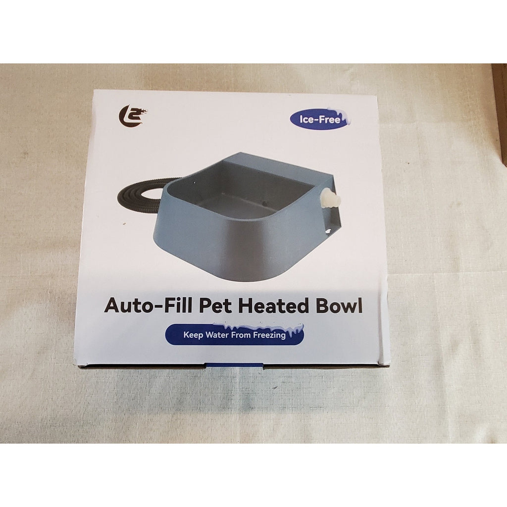 Auto-Fill Pet Heated Bowl Ice Free Automatic Outdoor Waterer Dog Cat