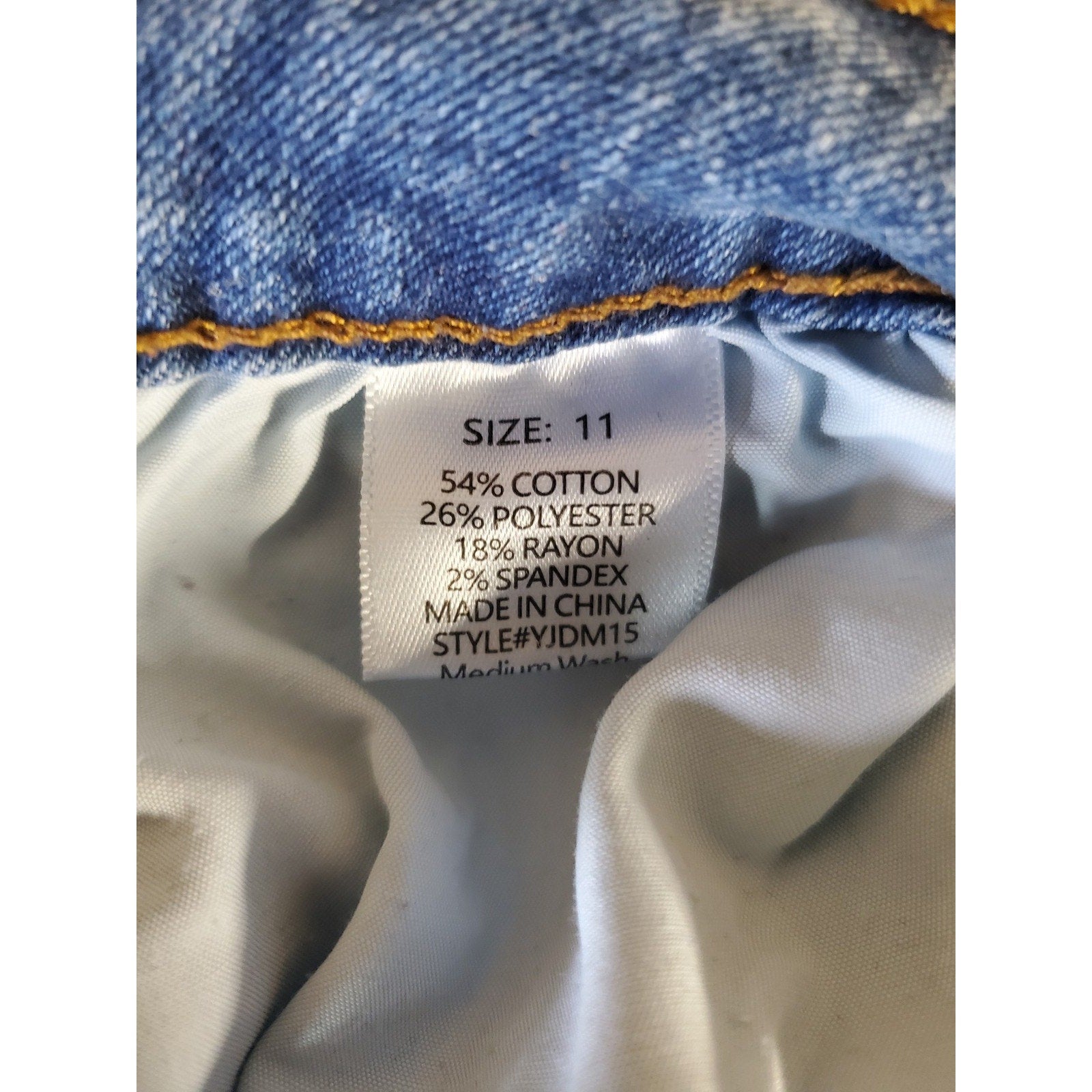 Fashion Nova Womens High Rise Stretch Skinny Jeans Size 11 Medium Wash Blue