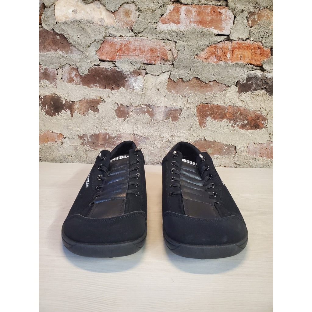 HOBEBEAR Womens Sz 9 Black Walking Shoes Barefoot Lightweight Sneakers