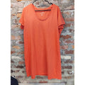 Universal Thread Womens T-Shirt Dress XXL Orange Short Sleeve Scoop Neck Casual