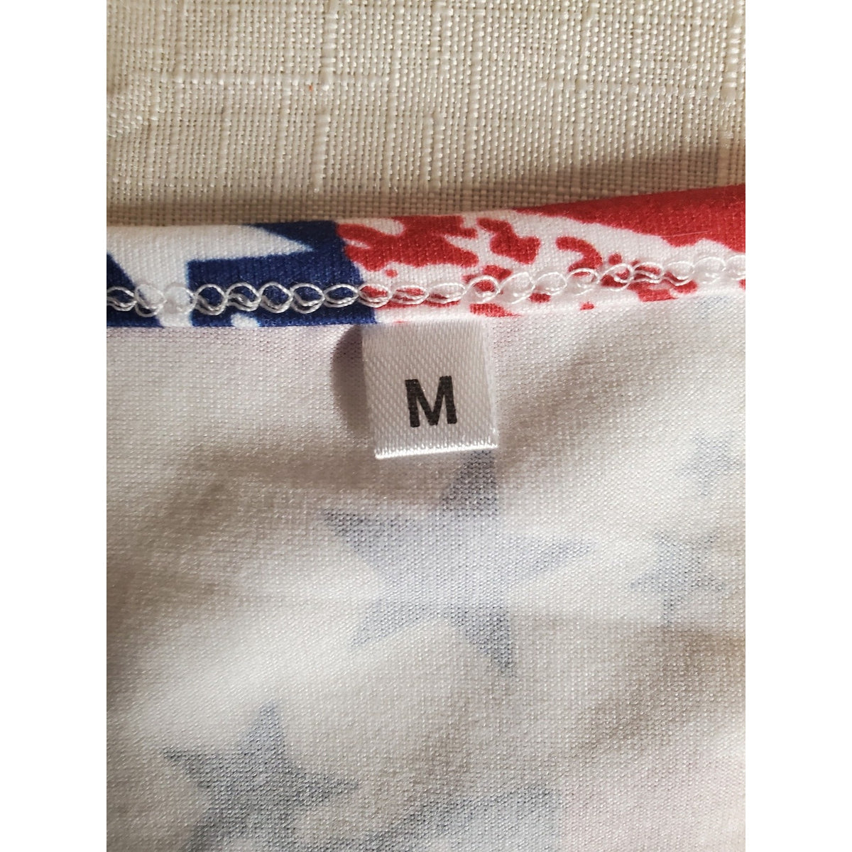 Womens Tank Dress M American Flag Distressed Stars Stripes Patriotic 4th Of July
