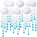 Cloud Raindrop Garland Hanging Decoration Party Decor Baby Shower Nursery Room