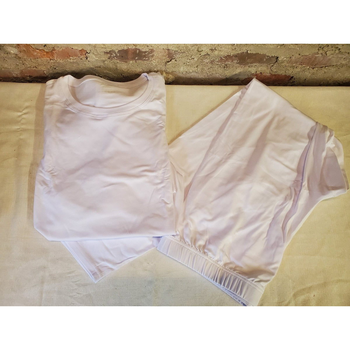 PISIO Mens Base Layer Thermal Set XXXL White Polyester Spandex