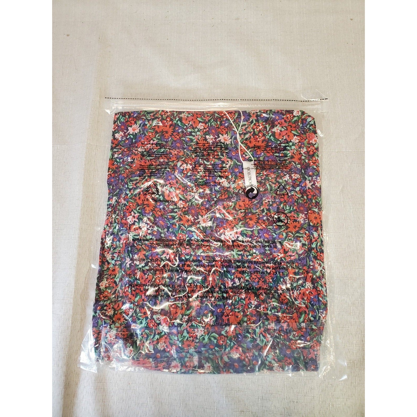 Womens S Mock Neck Smocked Ruffle Sleeve Blouse Multicolor Floral Short Sleeve