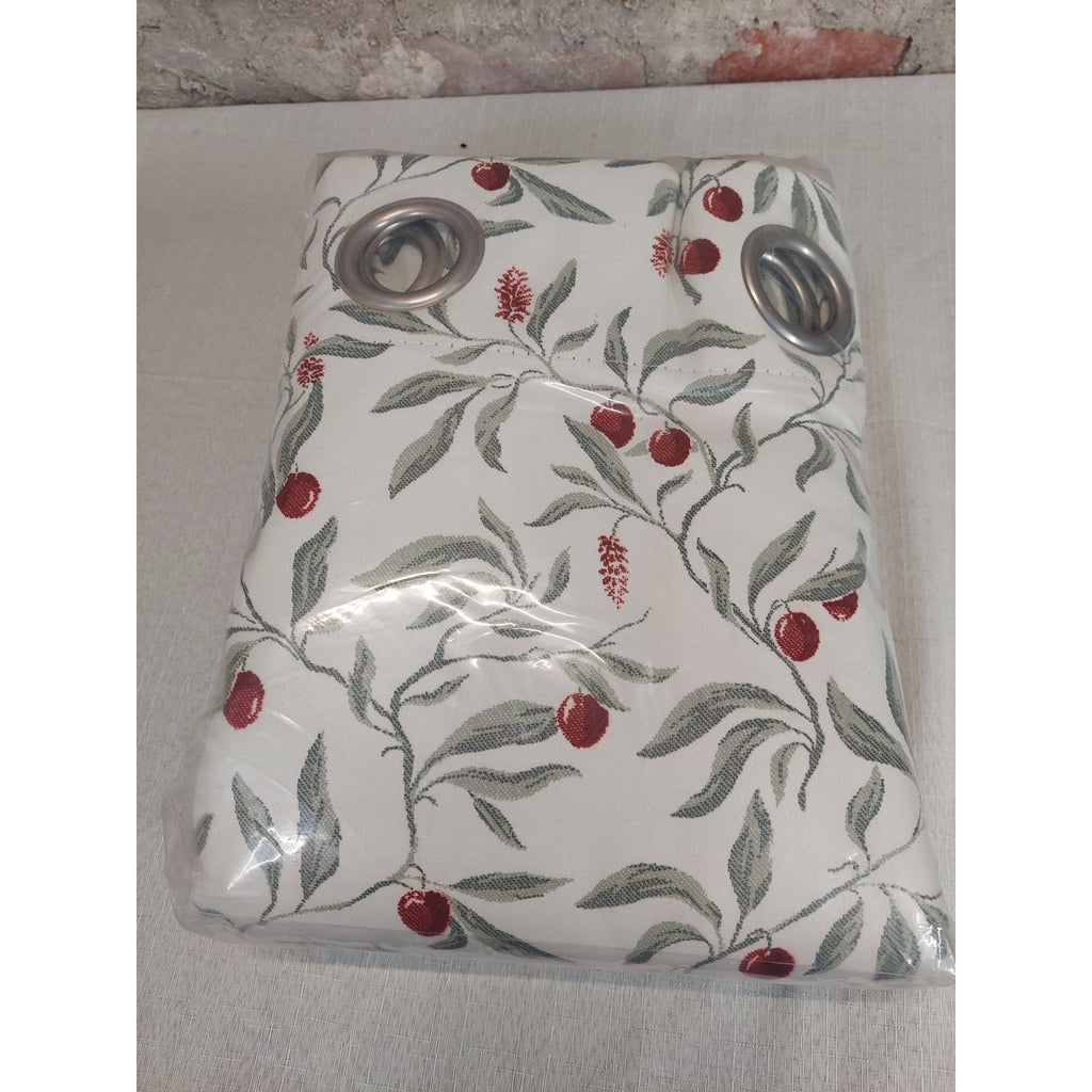 ugoutry Blackout Curtains Red Berry Botanical Grommet 96 In Length New 2 panels