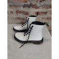 Dr Martens Womens Boots Luana 8 Eye Lace Up US 6 White Bouncing Soles